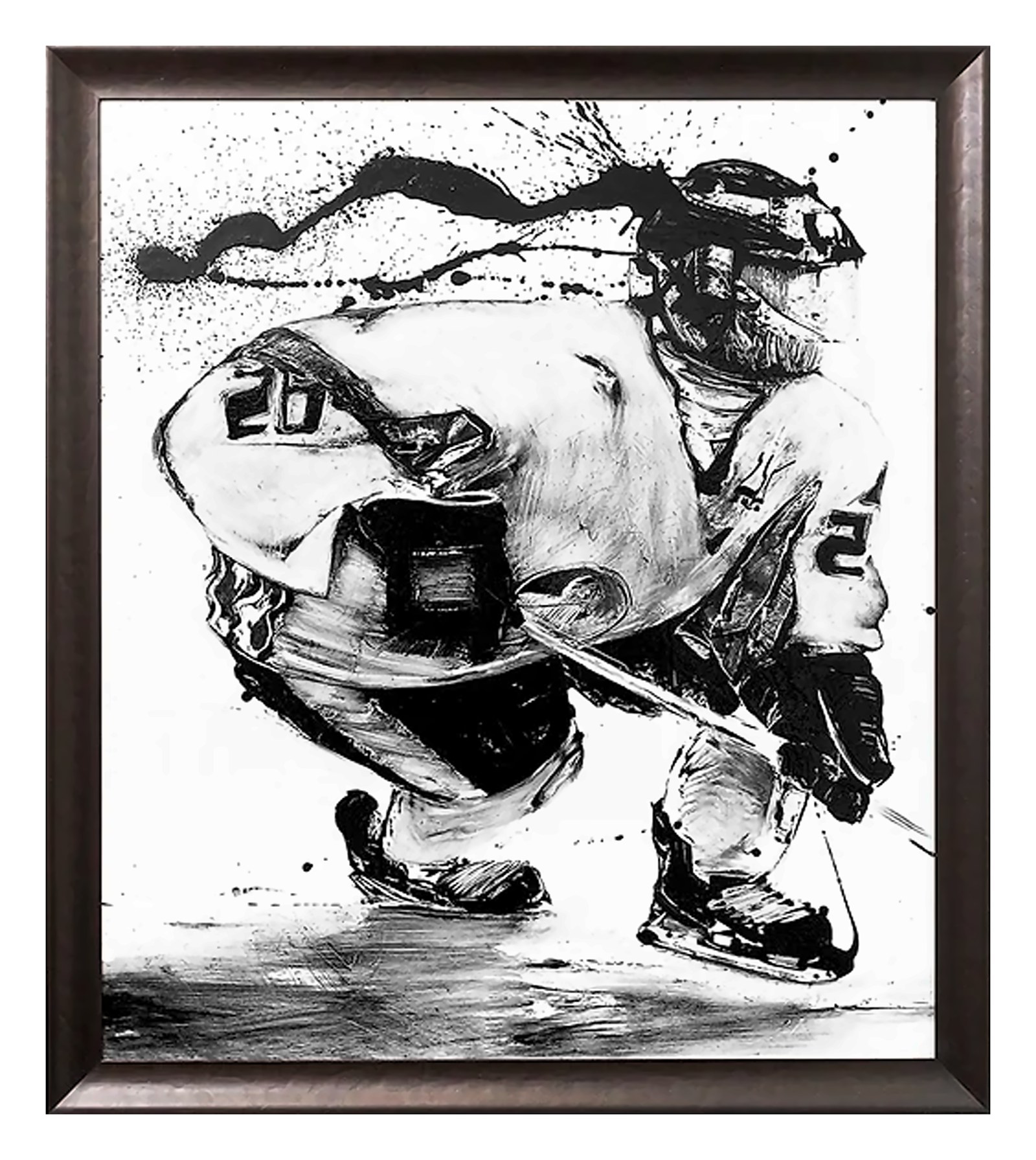 Portrait of Hockey Player Jan Latvala, 2012